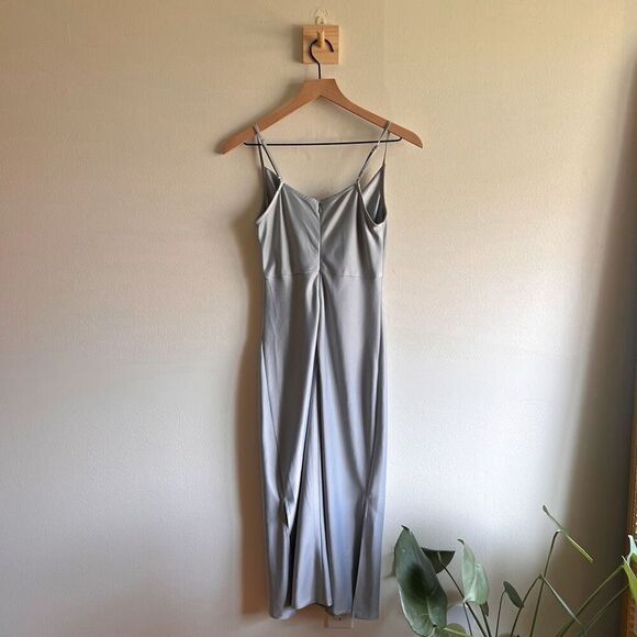Anthro BHLDN Cali Satin Charmeuse Midi Dress Size 0 - Picture 5 of 6